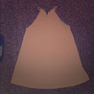 Caramel Forever 21 trapeze dress